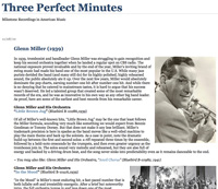 Three Perfect Minutes Blog