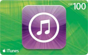 iTunes Geschenkkarte CHF 100